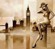 Схема вышивки «Девушка»