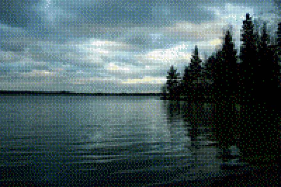 озеро - бодом, природа, пейзаж, озеро - предпросмотр