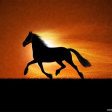 Схема вышивки «на закате»