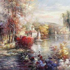 Схема вышивки «природа»