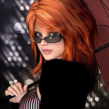 Схема вышивки «рыжуня»