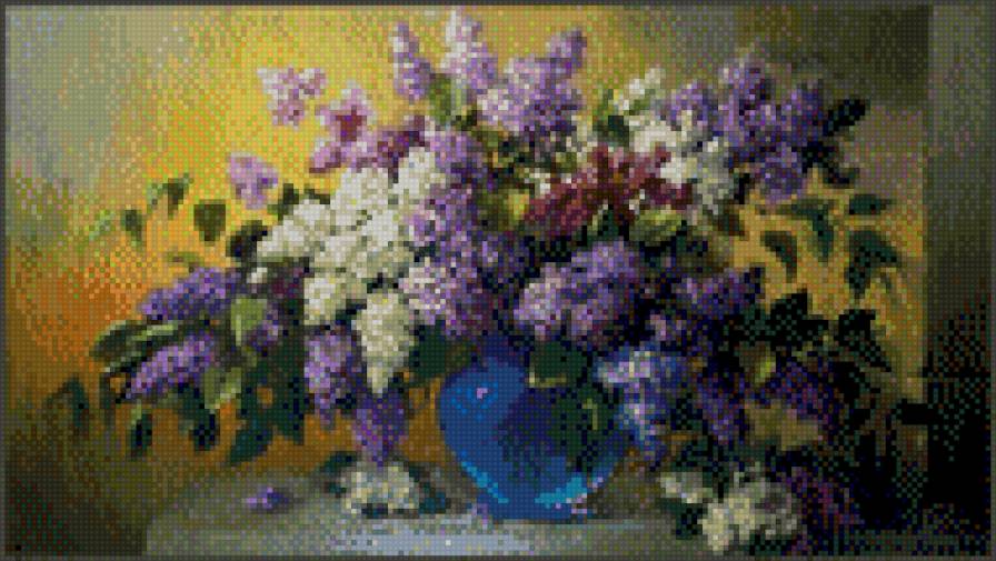 серень в  вазе - серень, букеты, цветы - предпросмотр