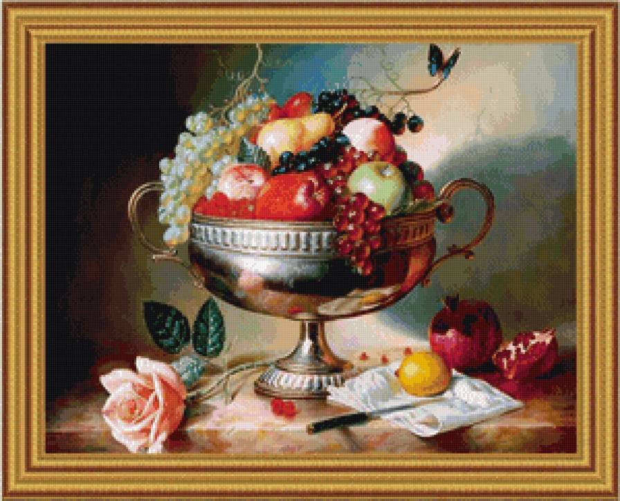 ВАЗА - фрукты, натюрморт, ваза - предпросмотр