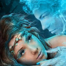 Схема вышивки «Вода»