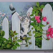 Схема вышивки «прогулка»