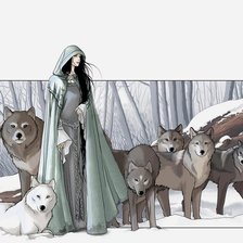 Схема вышивки «стая»