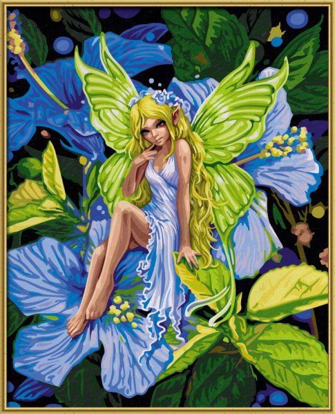 фея цветов - цветы, фея - оригинал