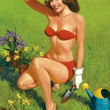 Схема вышивки «хозяюшка»