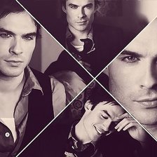 Схема вышивки «Дэймон Сальваторе»