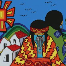 Схема вышивки «Cholitas»