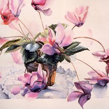 Схема вышивки «цветы»