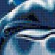 Предпросмотр схемы вышивки «дельфины» (№792304)