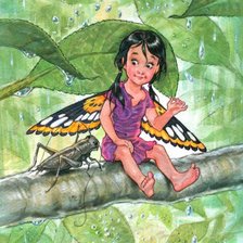 Схема вышивки «феечка»