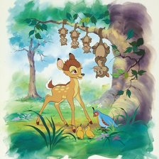 Схема вышивки «бемби»