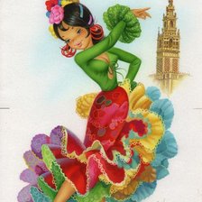 Схема вышивки «девушка»