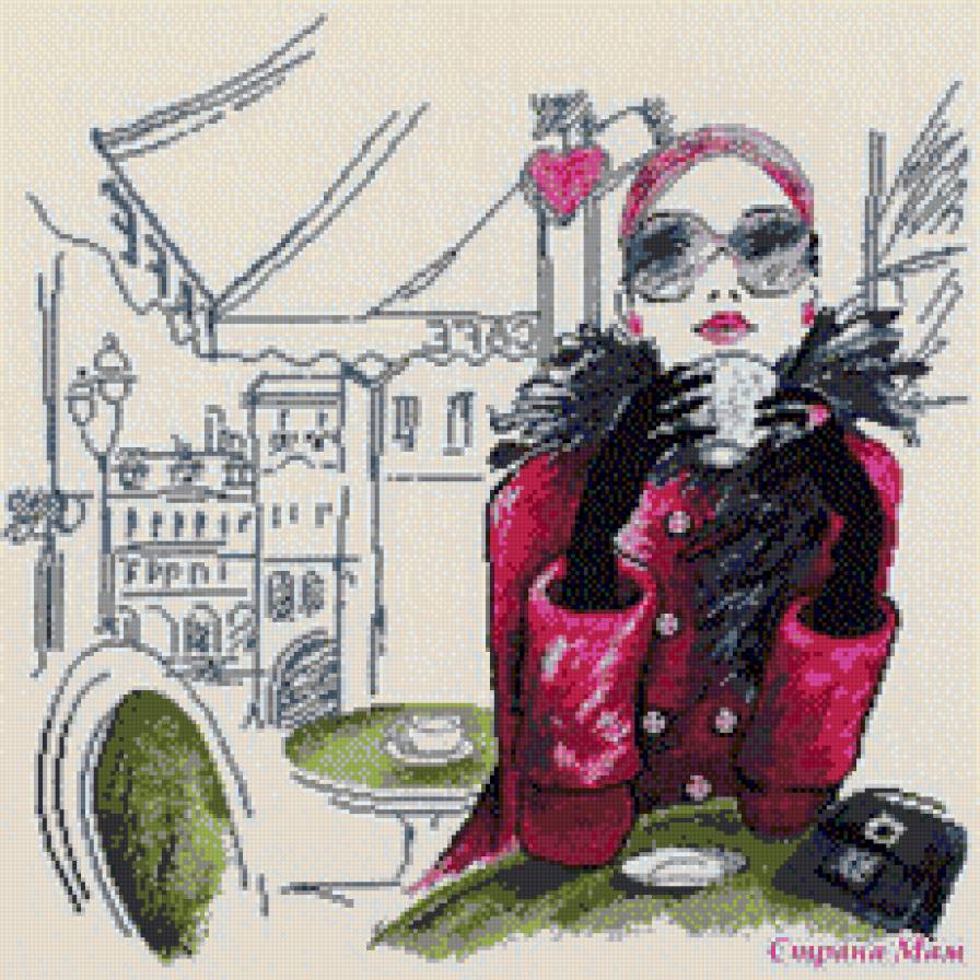 Парижанка - париж, города, девушка - предпросмотр