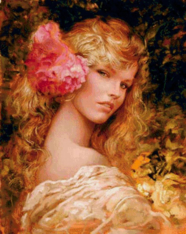 жгучая красавица - портрет, девушка - предпросмотр