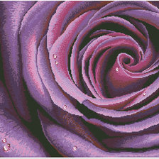 Схема вышивки «розы»