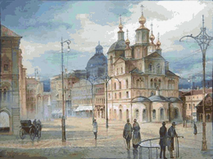 Гордские мотивы - живопись, архитектура, улица, город, пейзаж - предпросмотр