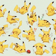 Схема вышивки «Пикачу»