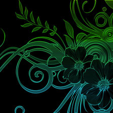 Схема вышивки «цветочный узор»