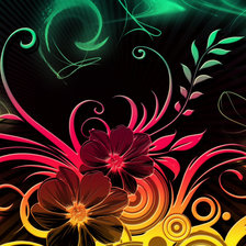 Схема вышивки «цветы»