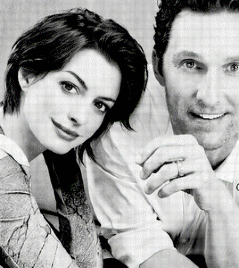 Энн Хэтуэй и Мэттью Макконахи - , мэттью макконахи, знаменитость, энн хэтуэй, актриса, женщина - предпросмотр