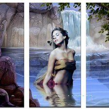 Схема вышивки «девушка»