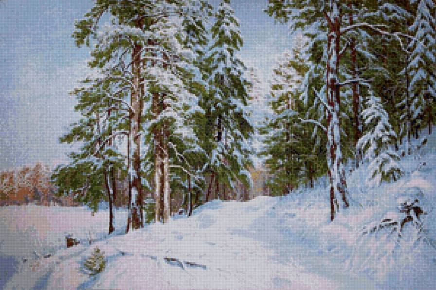 гобелен - пейзаж, картина, природа - предпросмотр