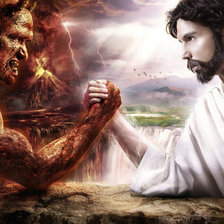 Схема вышивки «вечный спор»