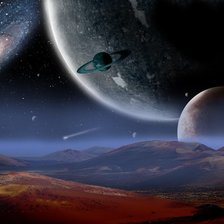 Схема вышивки «Планеты»