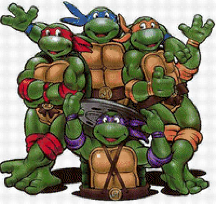 черепашки ниндзя - для мальчиков, черепашки - предпросмотр