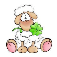 Схема вышивки «Овечка на удачу»