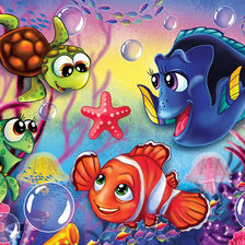 Схема вышивки «рыбки»