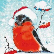 Схема вышивки «птицы»