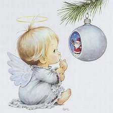 Схема вышивки «Ангелочек»