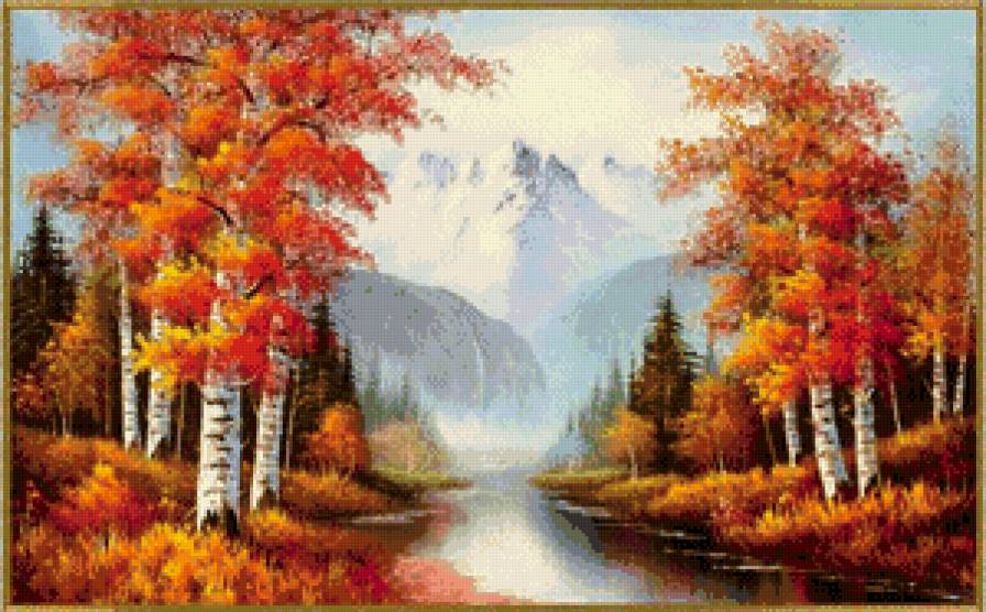 горный пейзаж - пейзаж, природа - предпросмотр