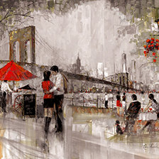 Схема вышивки «городской пейзаж»