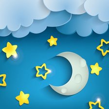 Схема вышивки «Moon»