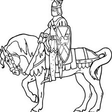 Схема вышивки «воин»