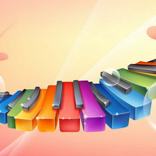 Схема вышивки «веселая музыка»