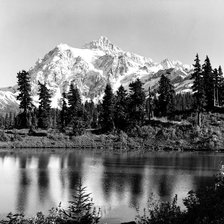 Схема вышивки «горный пейзаж»