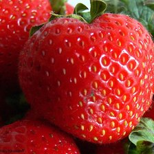 Схема вышивки «клубника»