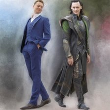 Схема вышивки «Том и Локи»