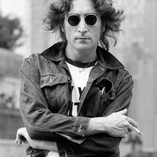 Схема вышивки «Джон Леннон»