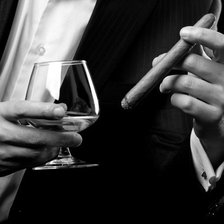 Схема вышивки «он»