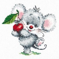 Схема вышивки «Не могу накушаться)»