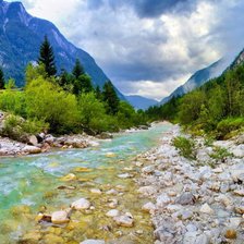 Схема вышивки «Горные реки Абхазии»