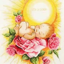 Схема вышивки «огонь»