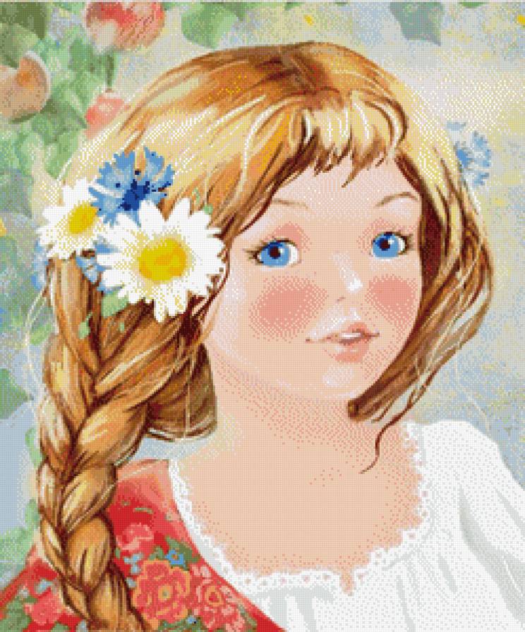 серия "дети" - дети.девочка - предпросмотр